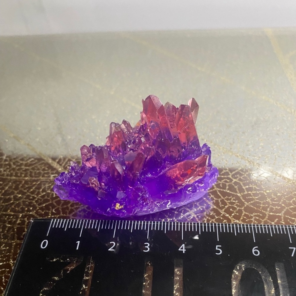 House decoration ~ Purple & pink crystal cluster decoration ππ - Picture 15 of 16